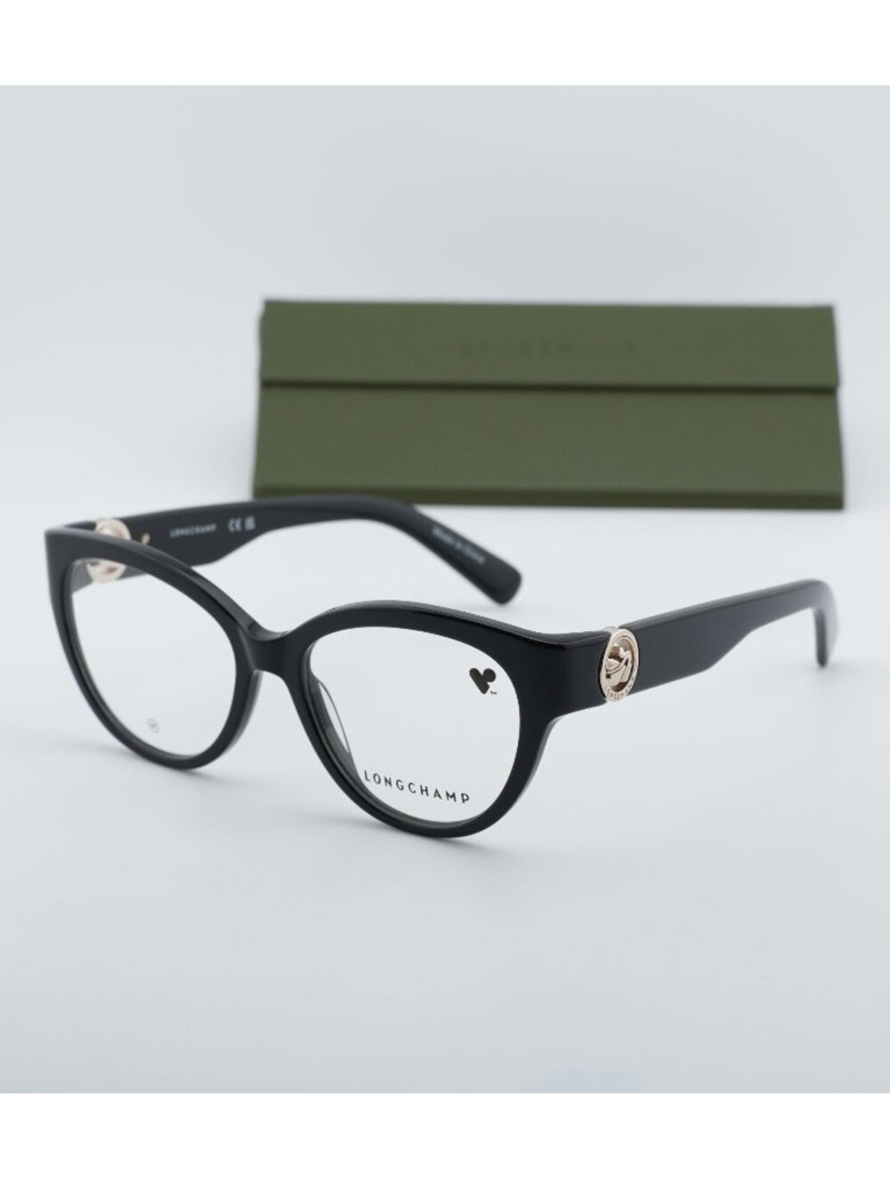 Longchamp LO2728 001 Cat Eye Eyeglasses 53mm - Black